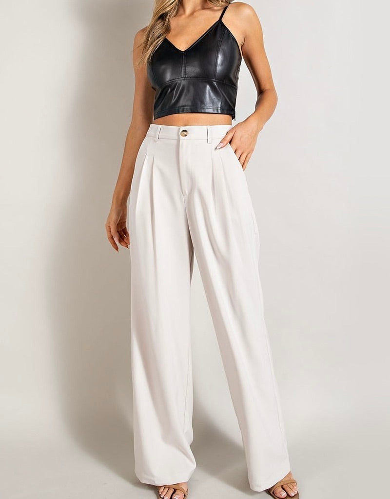 Paris Pant Oatmeal Plus Size